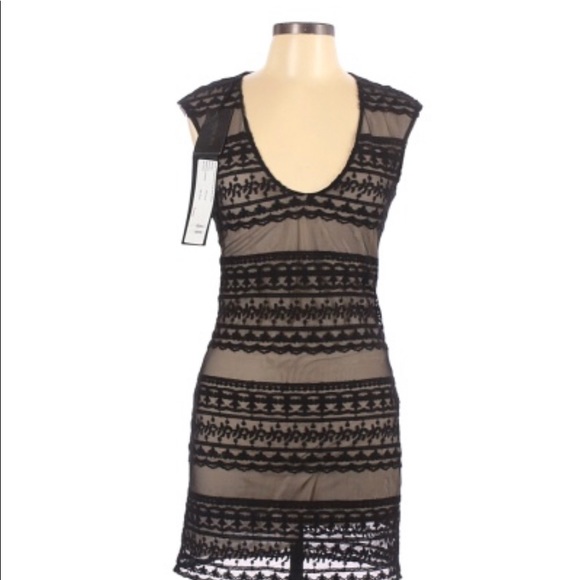 Patrizia Pepe Dresses & Skirts - Patrizia Pepe Black Lace Embroidered Dress NWT